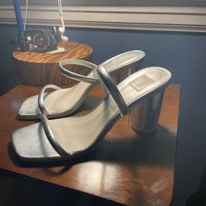 Dolce vita Silver comfy heels